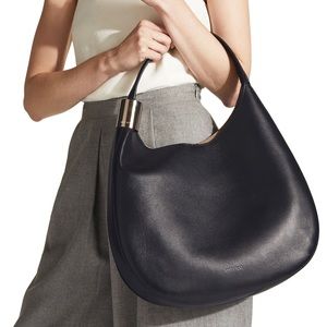 JIMMY CHOO Black Leather shoulder bag